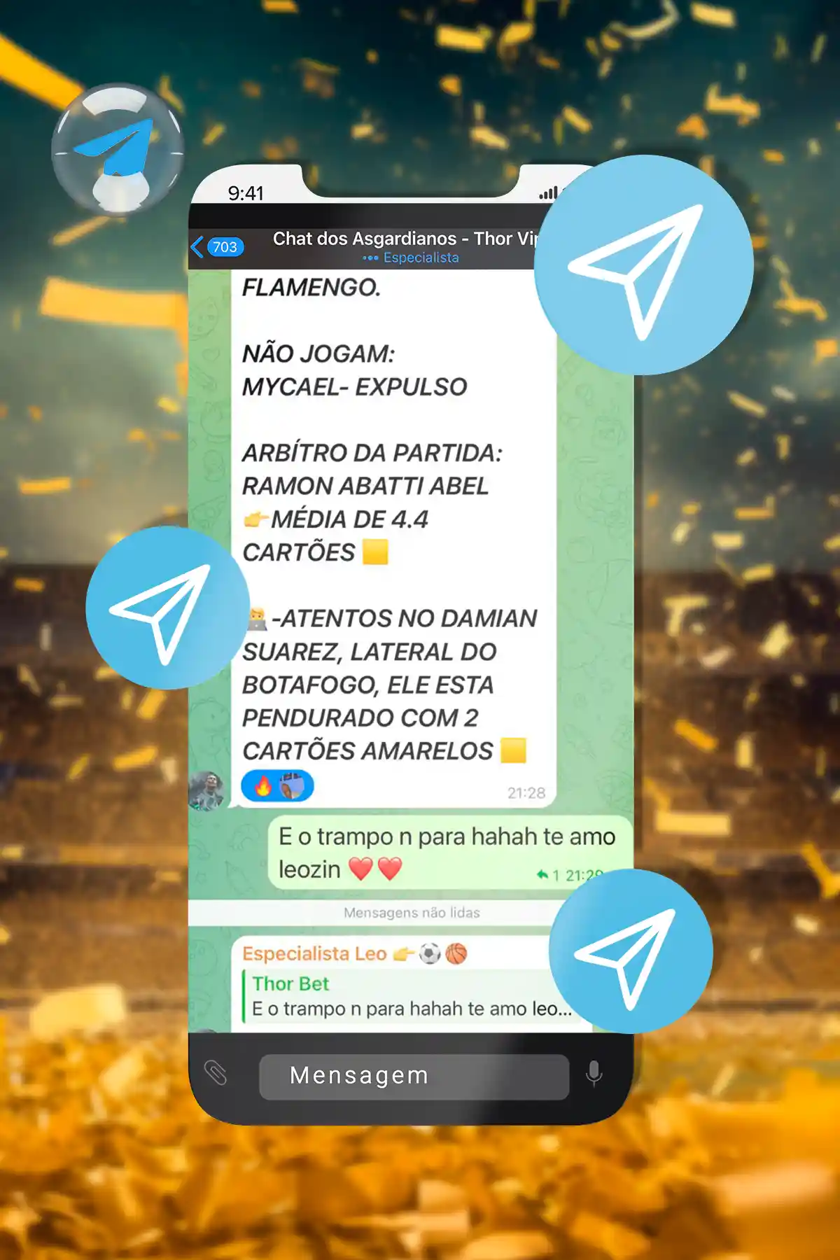 Print de depoimento de um membro da ThorBet